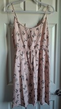 NWT GAP Sleeveless Floral Midi Summer Dress w/Adj. Spaghetti Straps Sz: L (A131)