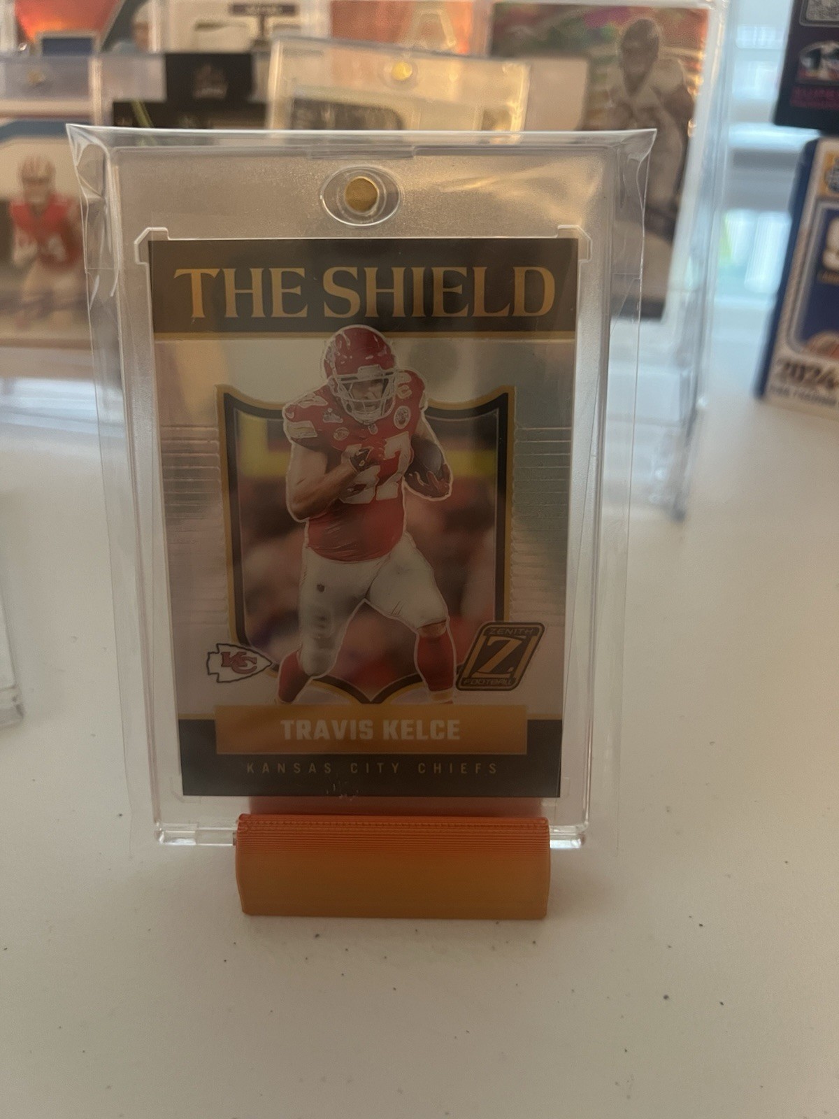 2024 Zenith Football - Travis Kelce The Shield Case Hit Prizm #19