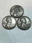 1949 P 1950 P 1951 P Circulated Lincoln Wheat Cent Penny Set- Actual Coins — photo 1