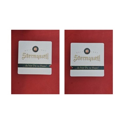 Sternquell...there you are at home! Brewery Beer Mat Beermat