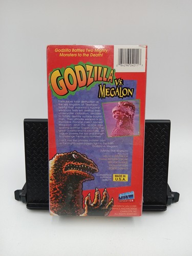 Godzilla vs Megalon VHS 1994 Release Tested Tape Gojira tai Megaro 1973 Japanese - Picture 2 of 4