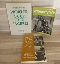 3 x Do praktyki myśliwskiej język Weidmanna i słownik myśliwski - broń