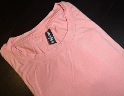 COMFRT Cloud Tee T-Shirt Unisex Pink Size SMALL ~ 4-Way Stretch Soft Cozy
