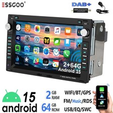 2+64GB Für VW Polo 9N Golf 4 Passat B5 T5 Android 15 Autoradio Carplay GPS NAVI