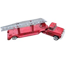 Vintage 28" Fire Truck Pressed Steel Buddy L Extension Ladder B.L.F.D 3