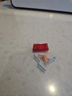 Spare Replacement red Car with pegs.  Vintage Game of Life. MB GAMES
