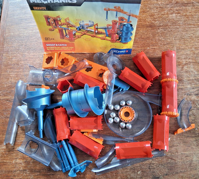 Mechanics Gravity Shoot & Catch GEOMAG/Magnet. Pads Konstruktion, kompl. Set!!!!