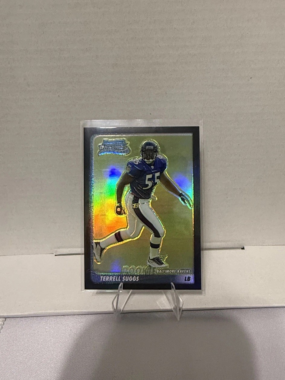 2003 Bowman Chrome - Terrell Suggs #128 Refractor /500 (RC)