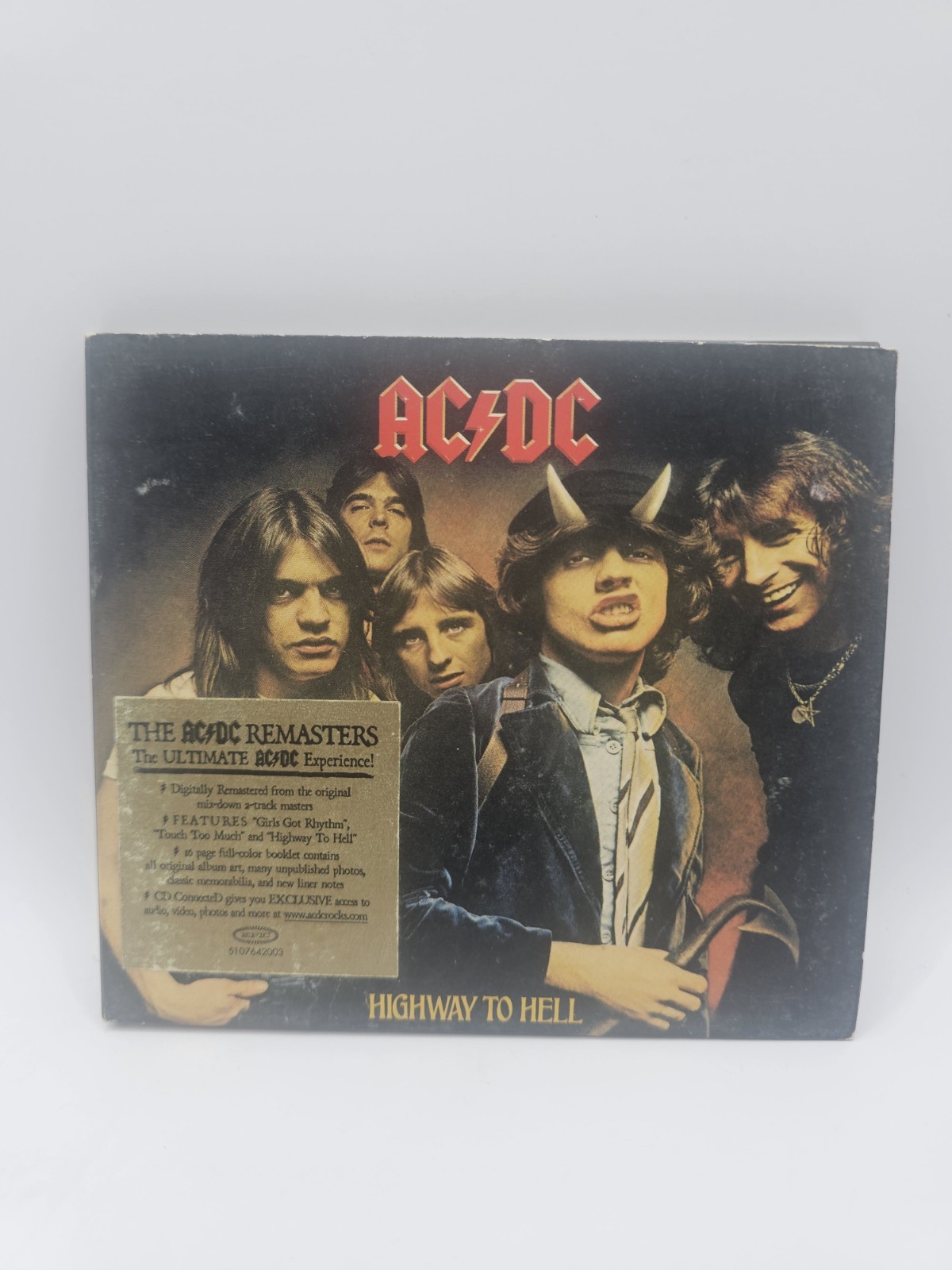 Highway to Hell by AC/DC (CD, 2003) Digipak Booklet Version With Hype Sticker