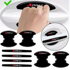 8pcs Car Door Handle Bowl Anti Scratch Sticker Protector Cover Accessories Trims
