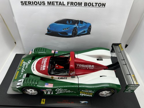 ** HOTWHEELS ELITE M0552 FERRARI F333 SP DOYLE RISI RACING 1999 #11 1:18 SCALE * - Picture 13 of 13