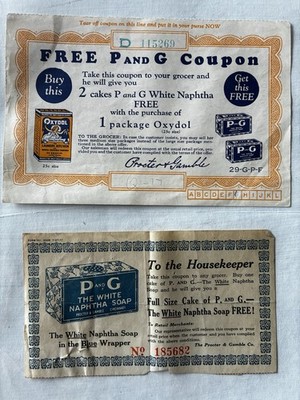Vintage Original Procter & Gamble Soap Coupons