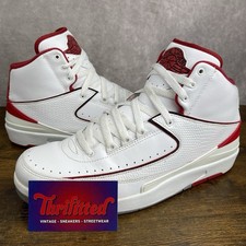 Air Jordan 2 Retro Chicago Home Size 10 385475-102 White Red Men s Shoes OG Rare