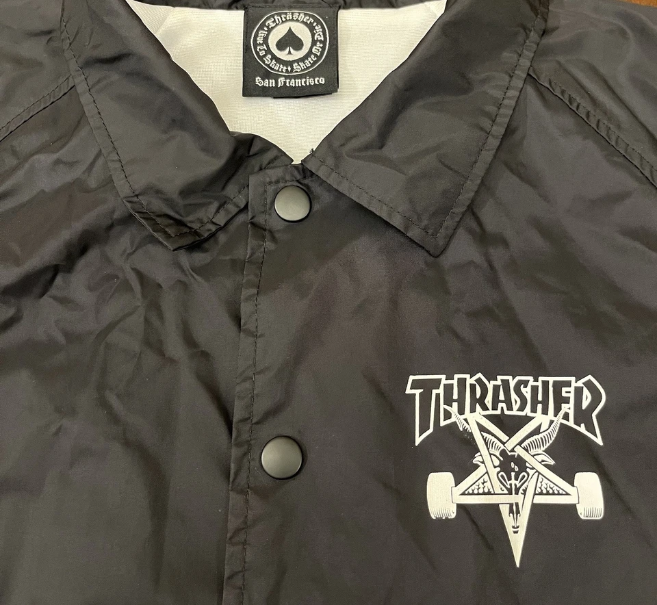 Chaqueta cortavientos RARA THRASHER Flame Coach (¡versión Japón!) talla S de colección Foto 4 de 4
