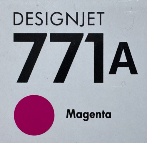 HP 771A Magenta B6Y17A Vivid Photo Ink Z6200 Z6600 Z6800 Z6810 OEM Retail Box - Picture 5 of 15