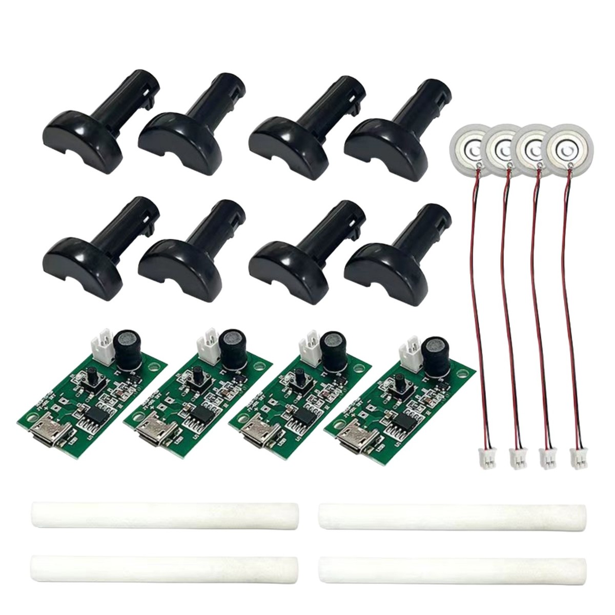 ASMRスターターキット For DIY Humidifier Project 4PCS Ultrasonic Mist Maker Driver Board