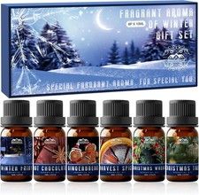 Winter Essential Oils Gifts Set 6 Pack Oil of Winter Essential Oil for Home and