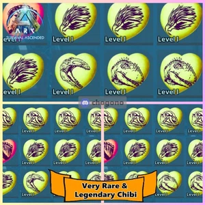 La survie de l'arche PC/PS5/XBOX - Fonctionnaires PVE - VERY RARE & LEGENDARY CHIBI