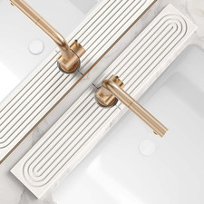 Faucet Mat for Kitchen Sink   Diatomite Drying Stone Mat  Sink Protector, Preve