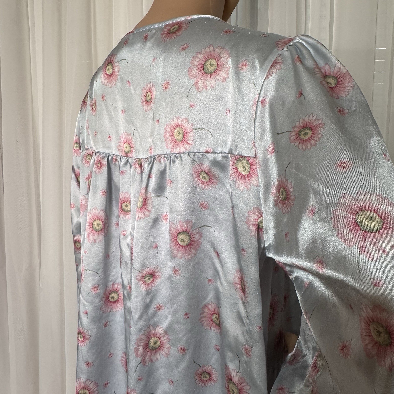 Character Vintage Button Down Size Large FLORAL P… - image 10