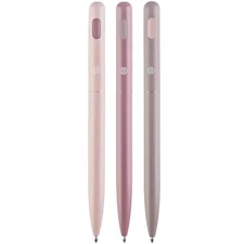 Diversebee Black Ink Ballpoint Pens, 3 Pack Retractable No Bleed Bible Pens, Cut