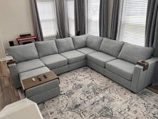 Lovesac Glacier Crossweave Covers Set 8 Seats  8 Sides