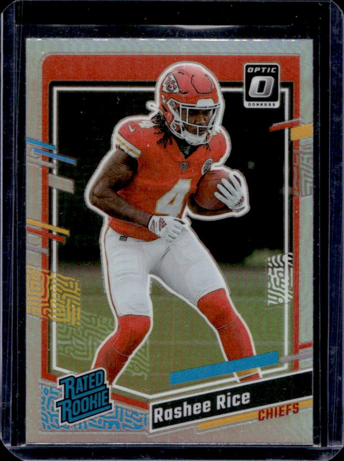 2023 Donruss Rashee Rice Optic Rated Rookie Preview Holo RC #350 Chiefs