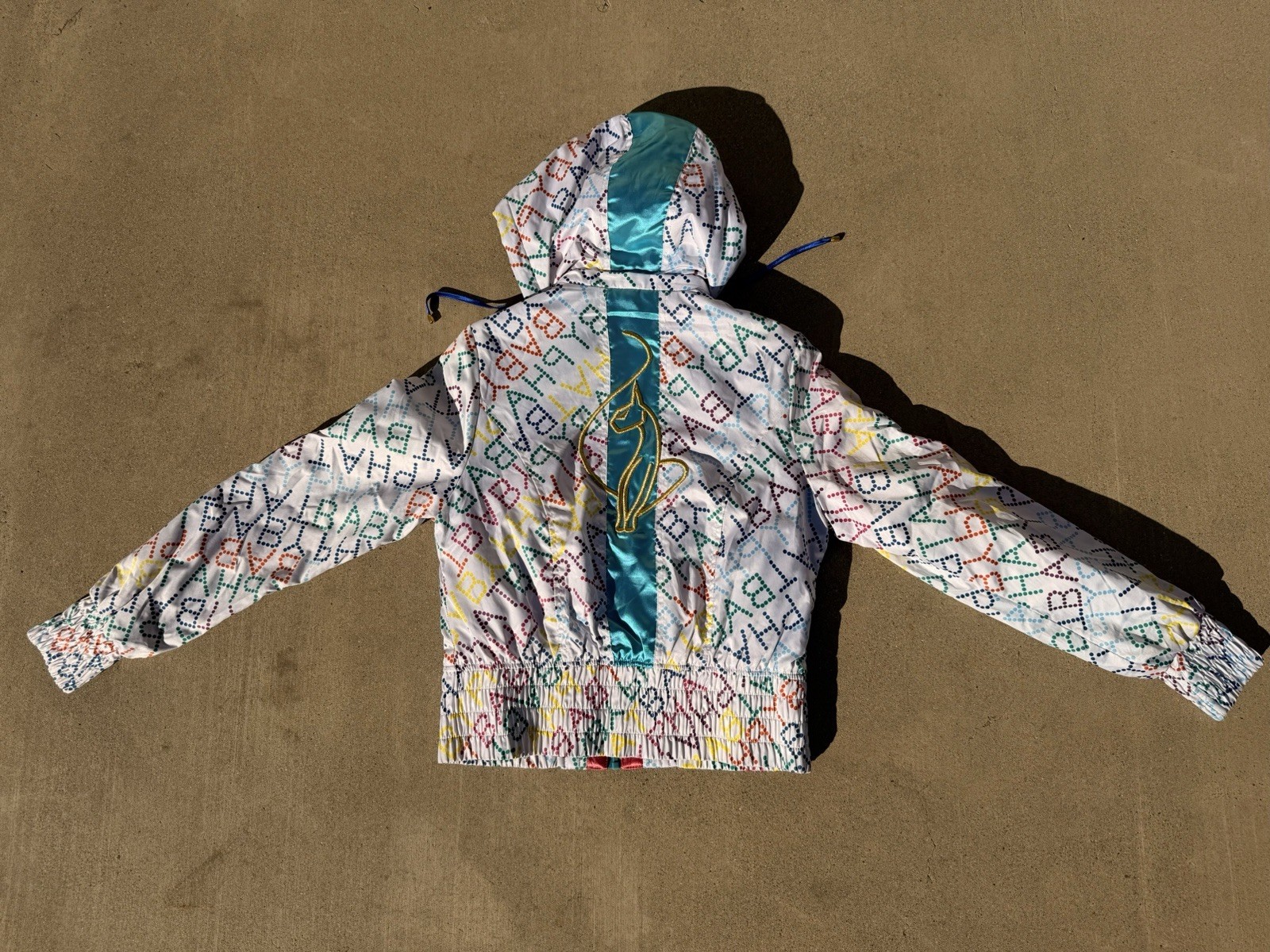 Vintage Women’s Y2K Baby Phat Windbreaker Multicolored Jacket Size M image 10
