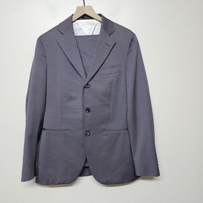 Suitsupply La Spalla Suit 38R Purple Vitale Barberis Canonico Super 110 s Wool