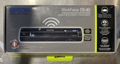 Epson WorkForce DS-40 Portable Compact Wireless Color Document Scanner