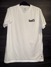Men’s Levi White Standard T Shirt Size Medium