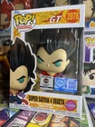 Funko Pop Dragon Ball GT 2078 Super Saiyan 4 Vegeta Flocked Exclusive +Protector