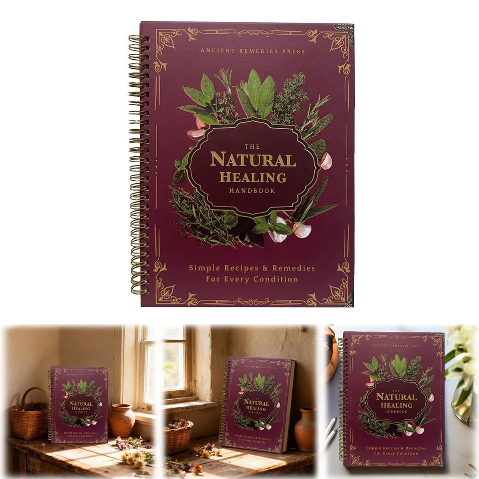 The Natural Handbook Bound For Herbal Remedies And Natural Recipes By Ancient - Image 4 of 4