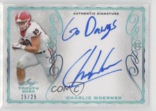 2020 Leaf Trinity Signatures Platinum Foil 25/25 Charlie Woerner #A-CW2 Auto 0c6