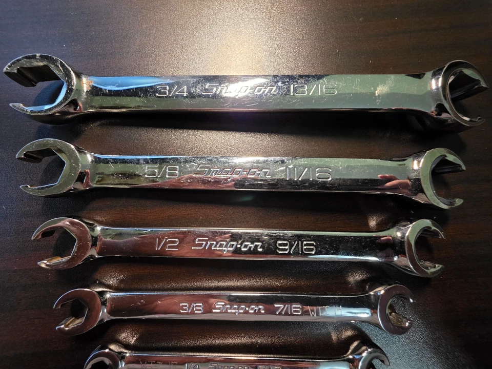 Set of 5 Snap-On Flare Nut Wrenches - Image 3 of 4