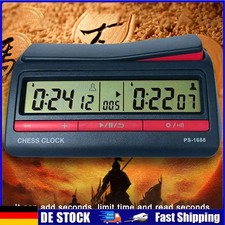 Digital-Schachuhr für Schach, Go & Xiangqi - 42 Zeitregeln Turnieruhr DE