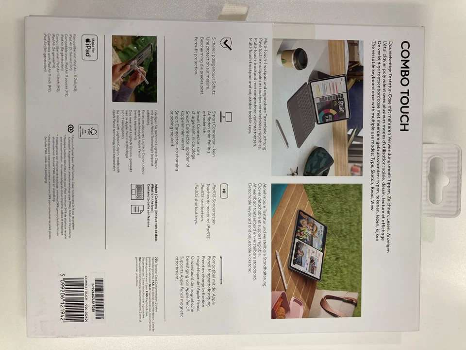 Logitech Combo Touch für iPad Air 11 (M2) 920-012629 | YU0086 NEU - Bild 2 von 2