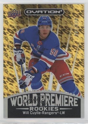 2023-24 Upper Deck Ovation World Premiere Gold /299 Will Cuylle Rookie RC 08ee