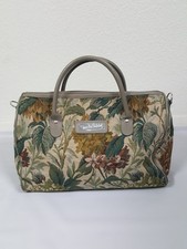 Vintage Diane Von Furstenberg Travel Bag Floral Luggage Carry Tote