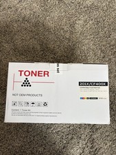 201X Toner Cartridge Set 4-Pack High Yield Replacement for HP 201X 201A CF400X C