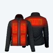 Mobile Warming Womens 7.4V Black Crest Heated Jacket