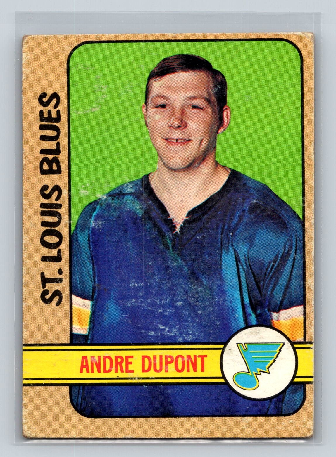 Andre Dupont #19 Hockey Cards 1972 Topps trading card — raw and PSA graded price guide