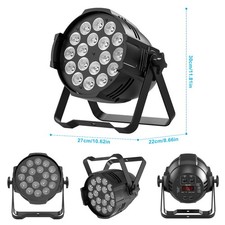 270W LED RGBWA UV 6in1 Par Light DMX DJ 18x15W DJ Stage Wash Lighting Disco Show