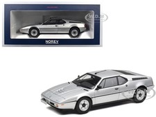 1980 BMW M1 SILVER 1/18 DIECAST MODEL CAR BY NOREV 183226