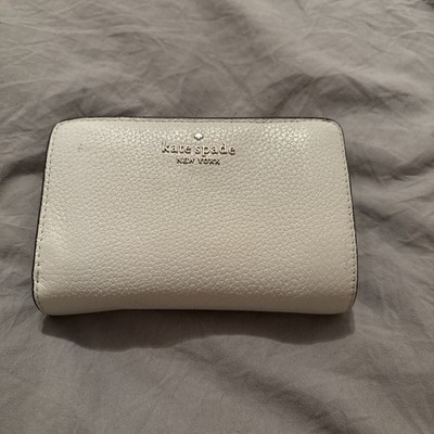 Kate Spade Continental Small Bi-fold Wallet Zip Around Mint Mojito