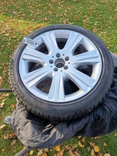 4 Alufelgen mit Bereifung M+S, Mercedes