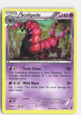 Scolipede 40/98 Rare Emerging Powers Pokemon Moderately Played