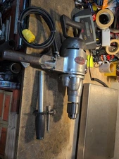 VAN DORN HEAVY DUTY 3/4 " ELECTRIC DRILL TYPE H. 375RPM. USA. RESTORED.