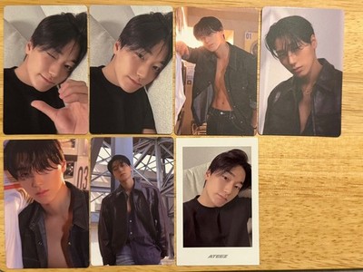 Ateez San Photocard Set Golden Hour part 3 Lemon Drop Poca Album