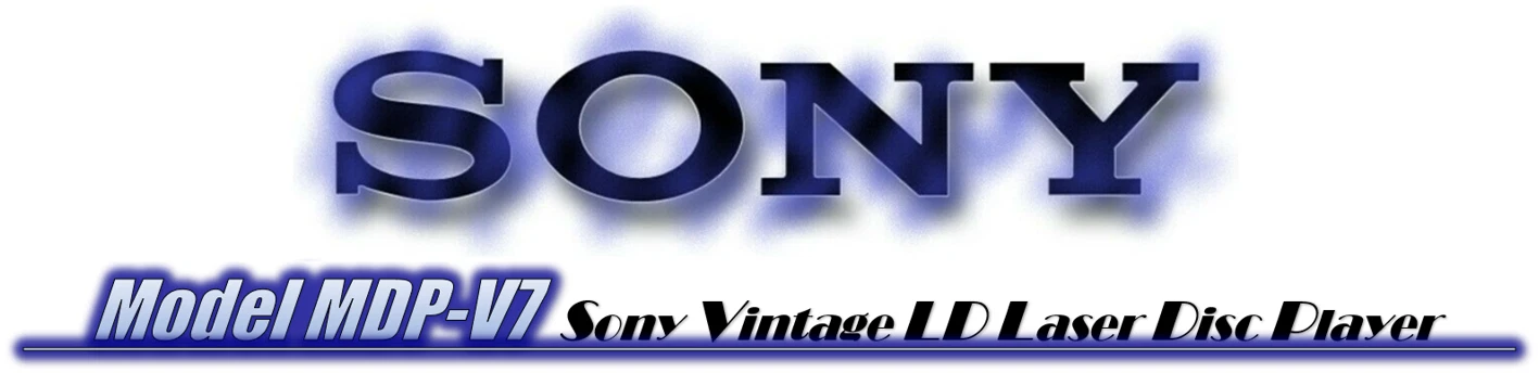 SONY MDP-V7 🌈RaRe🌈 Vintage Laser-Disc Player - Picture 9 of 9